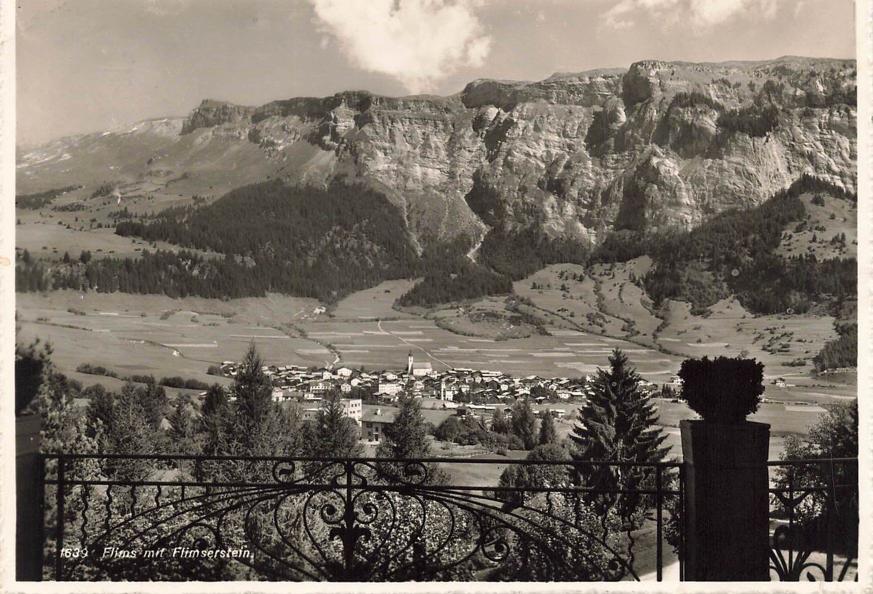 Ansichtskarten: Flims mit Flimserstein (GR) G – Gebraucht aus Biasca von Blenio71
