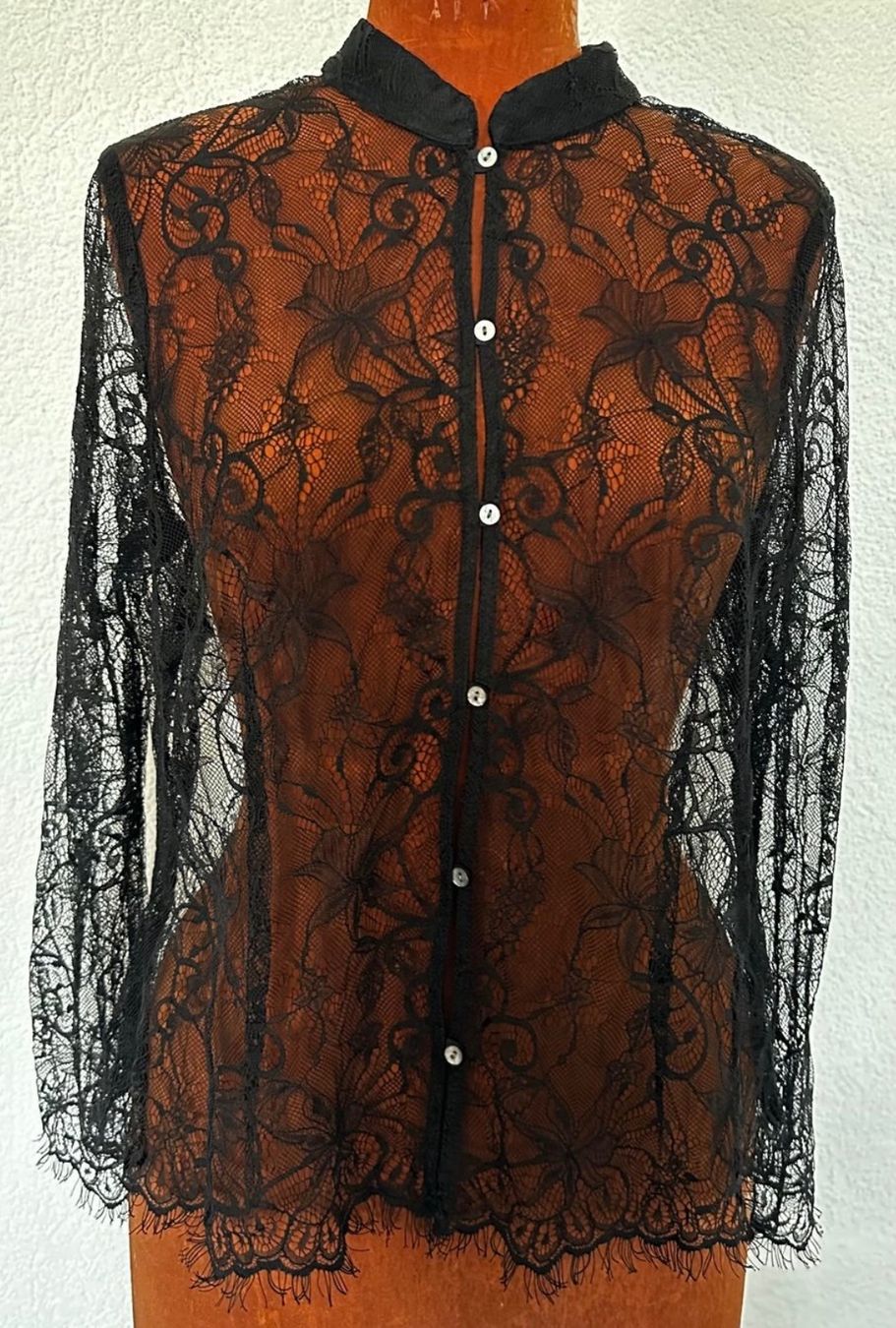Laura Ashley Camicette: Laura Ashley Spitzen Bluse Damen 42 – Usato da Liestal venduto da Ballybs