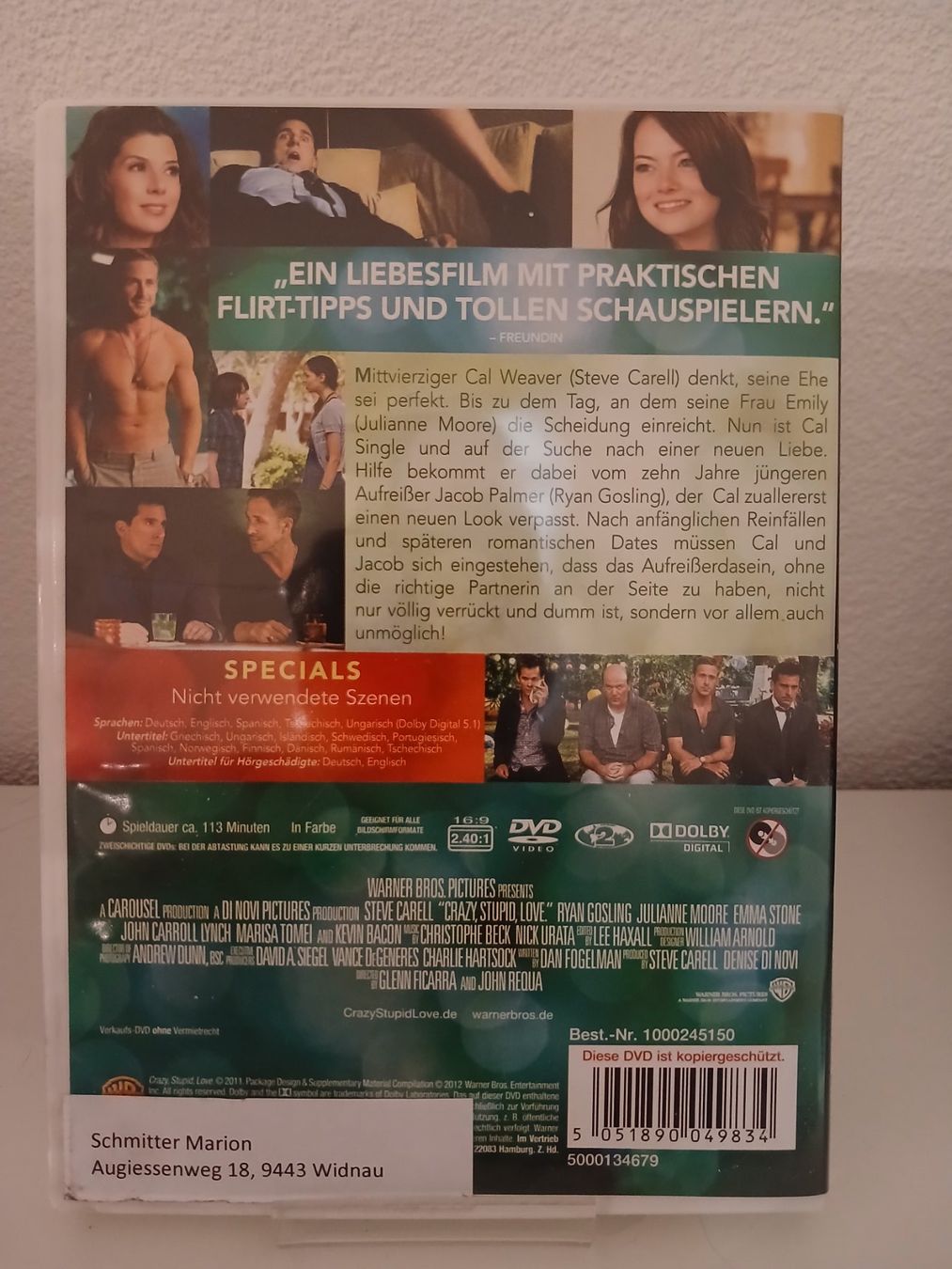 Alle DVDs: Crazy Stupid Love – Gebraucht aus St. Margrethen SG von SamusAran 1