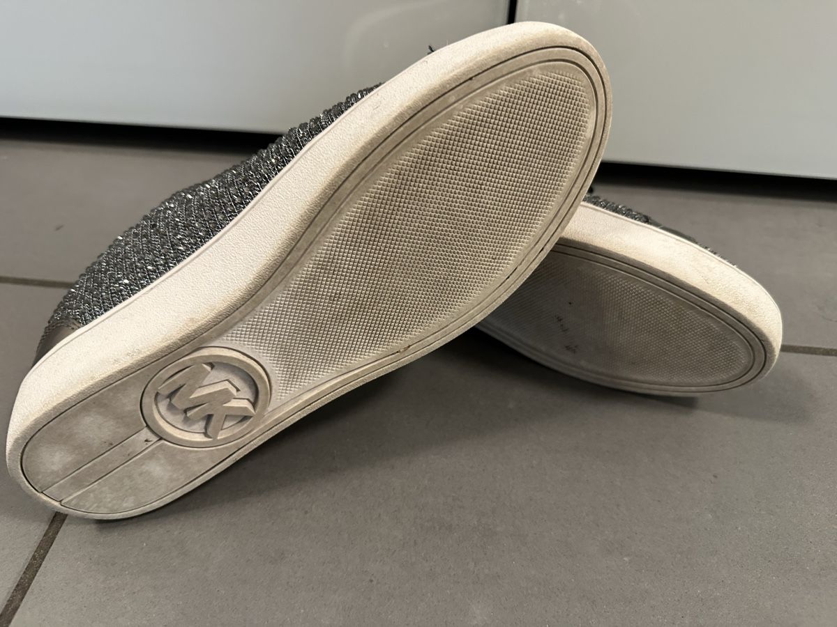 Michael Kors Scarpe da donna: Michael Kors Sneaker, Silber Glitzer, Gr. 37 – Usato da Uetikon am See venduto da Ccsibi 4