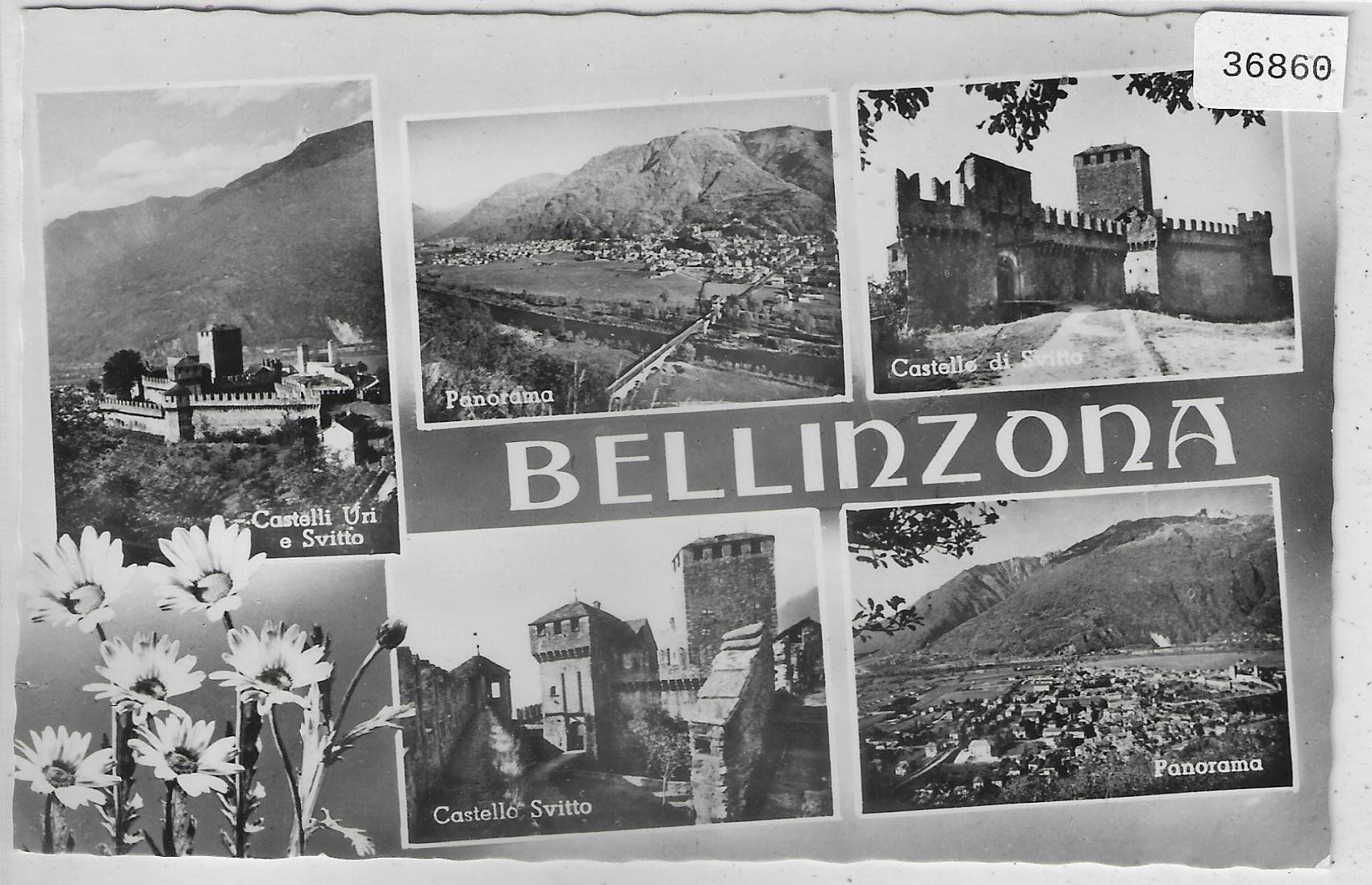 Ansichtskarten: Bellinzona - Multiview – Gebraucht aus Ettingen von Kartenplanet