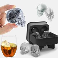 ✅ NEU Eiswürfelbereiter Totenkopf Silikonform