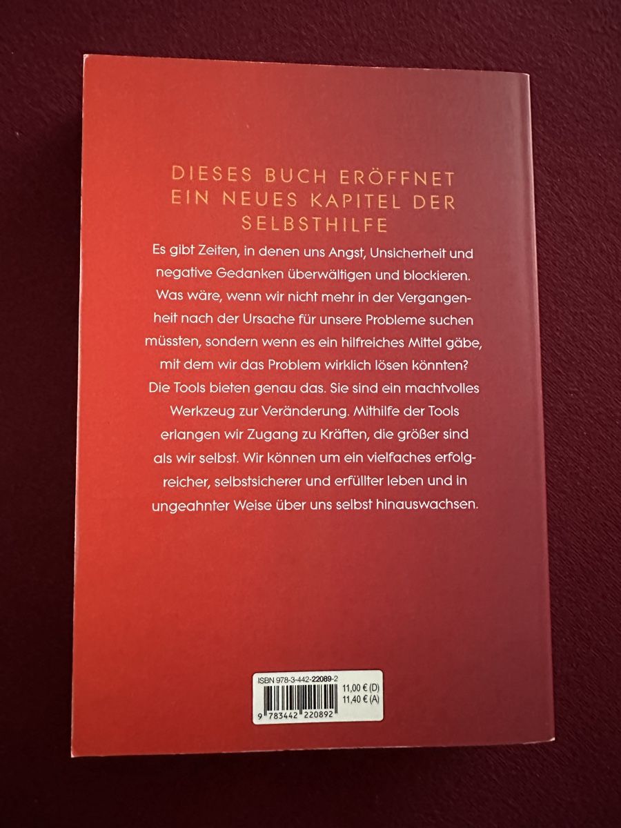 Bücher: The Tools - Selbstvertrauen, Lebensfreude gewinnen! – Neu (gemäss Beschreibung) aus Glattbrugg von SMusic98 1