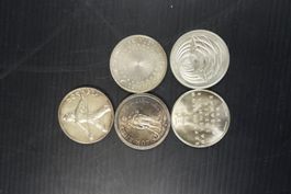 Schweizer Silber-Gedenkmünzen