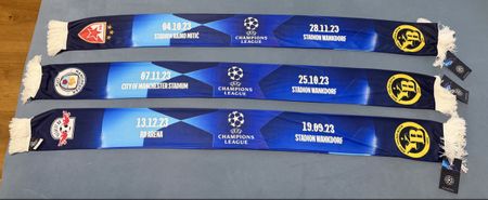 YB Champions League Spieltags Fan Schals Set 3 Stk. NEU