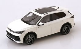 VW Tiguan III E-TSI R-Line seit 2024 weiss / schwarz    1:18