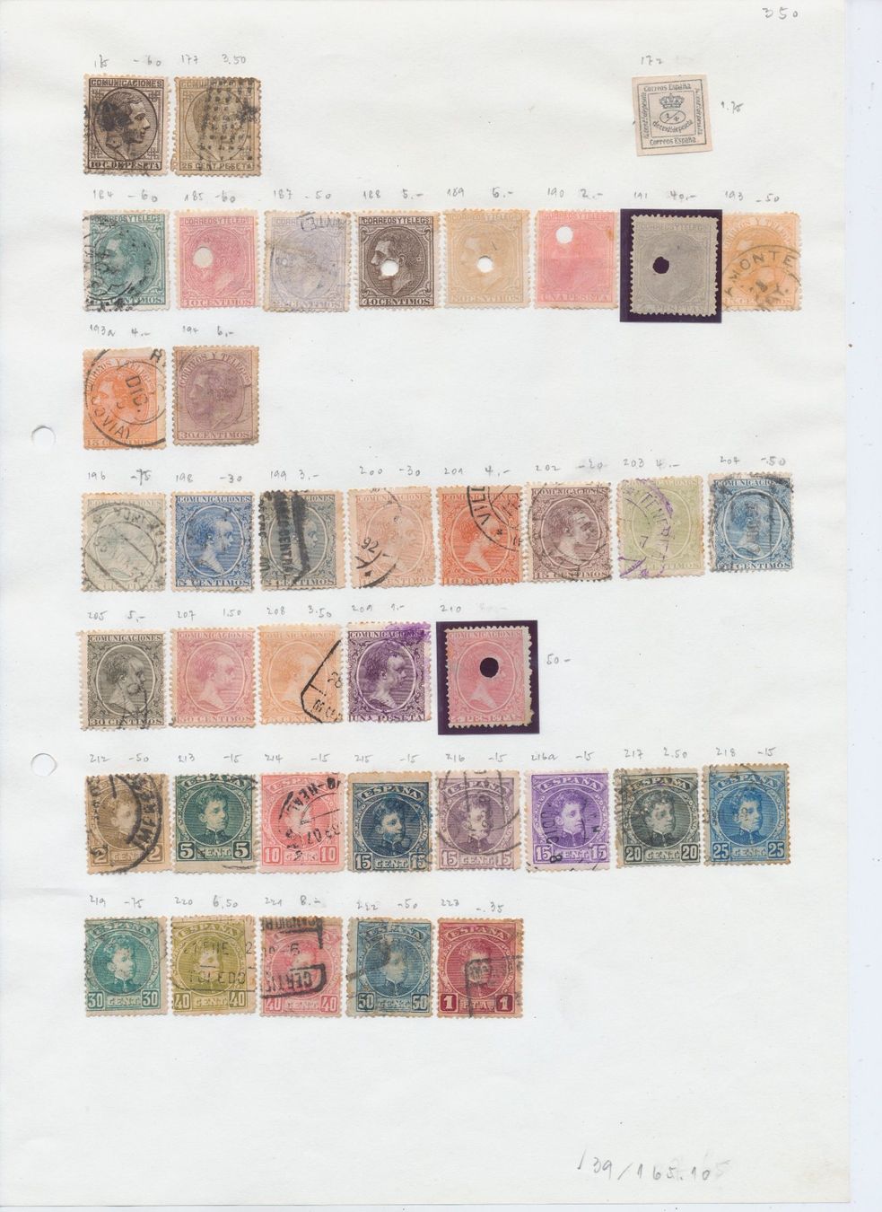 Tutti i francobolli: Spanien, Interessantes Lot – Usato da Winterthur venduto da Zupogeru 1