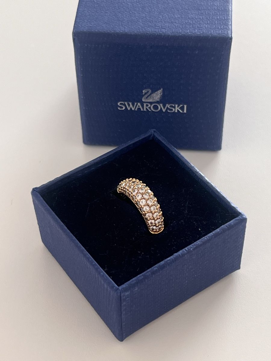 Swarovski Anelli: Ring Swarovski, gelbgold – Usato da Luzern venduto da sr.luzern