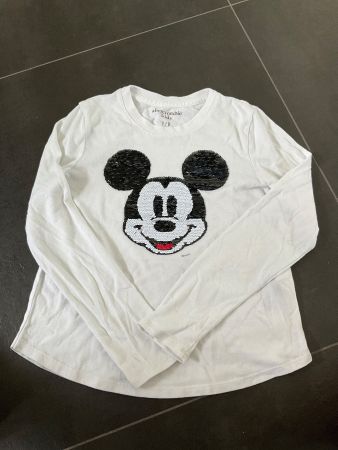Langarmshirt Mickey Mouse,  von Abercrombie & Fitch, Gr. 134