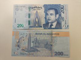 200 Marokkanische Dirham UNC