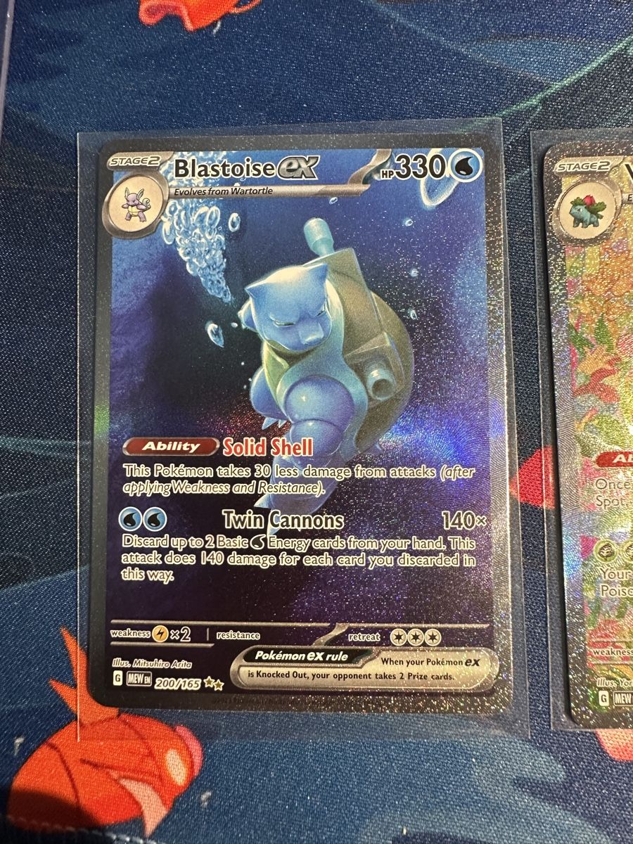 Pokémon Carte collezionabili: Pokemon Karten: Venusaur ex & Blastoise ex - Selten! 151 Set – Nuovo (secondo la descrizione) da Muttenz venduto da keve999 3