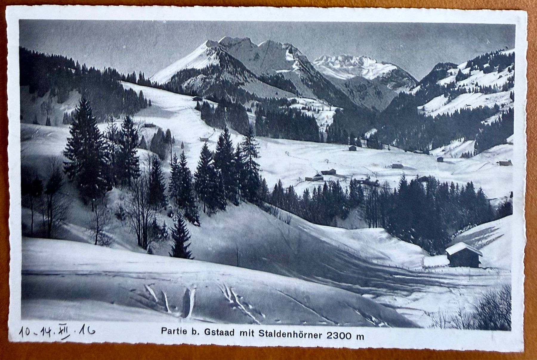 Cartoline postali: Gstaad - Partie b. 1916 – Usato da Lutry venduto da Ediego