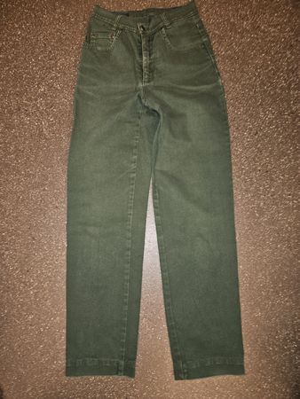 Damen Jeans GEIGER Grösse 36 grün guter Zustand
