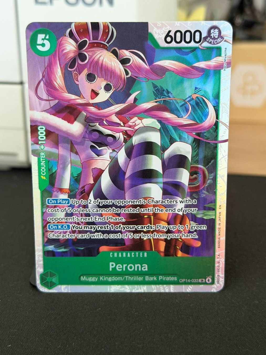Bandai Carte collezionabili: Perona OP14-033 SR – Nuovo (secondo la descrizione) da Brittnau venduto da TCGBratans