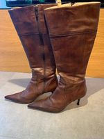 Elegante Damenstiefel aus Echtleder, Grösse 37, Top Zustand!