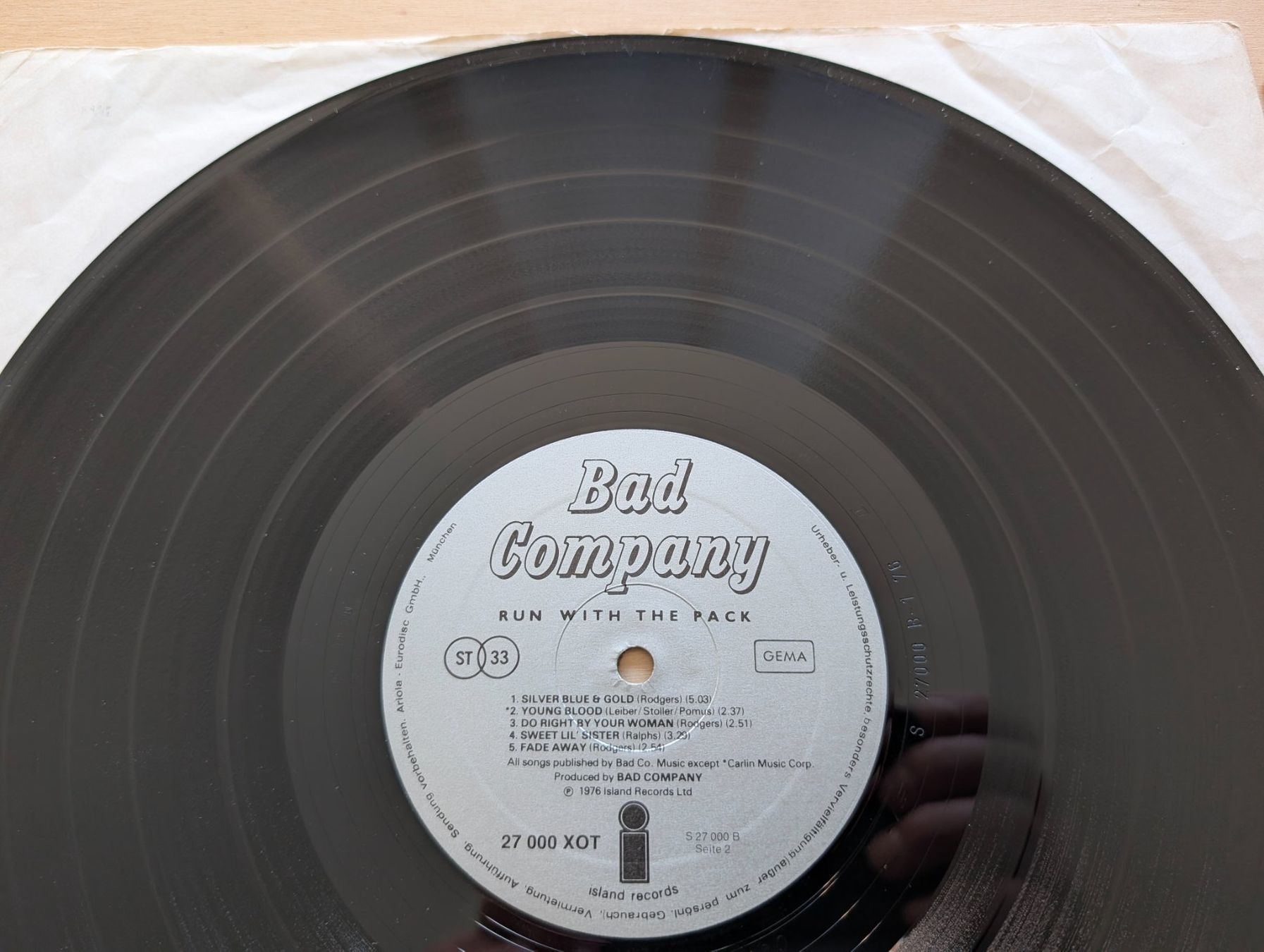 Vinyles: Bad Company  3x – D'occasion à Ebikon par soundundvielfalt 5