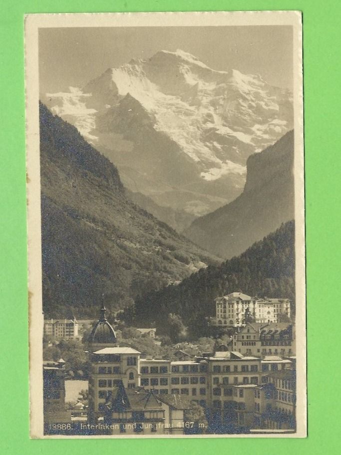 Cartoline postali: Interlaken und Jungfrau – Usato da Zürich venduto da t24_de