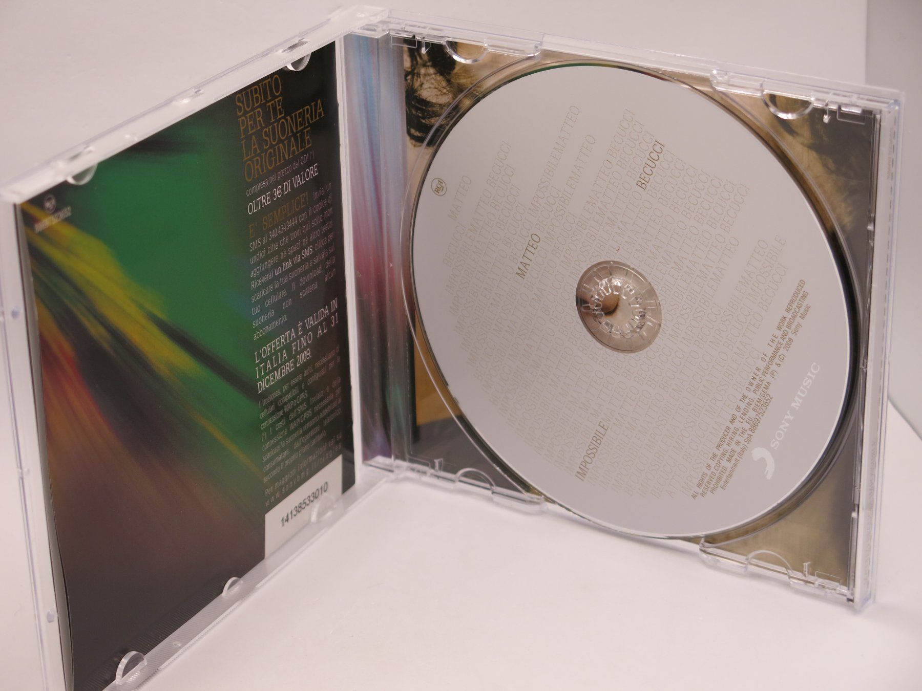 CD: CD Matteo Becucci – Impossibile – Usato da Ernetschwil venduto da luisvonerni 1