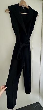 Elegante Mango Overall, Schwarz, Gr. XXS