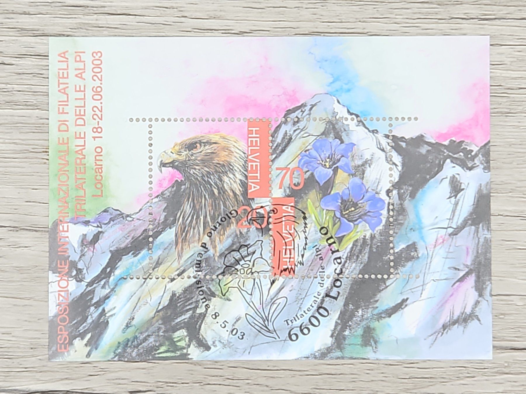 Tutti i francobolli: CL20 Bloc Timbre Suisse Oblitéré 2003 – Usato da Cousset venduto da Patrick_Collections