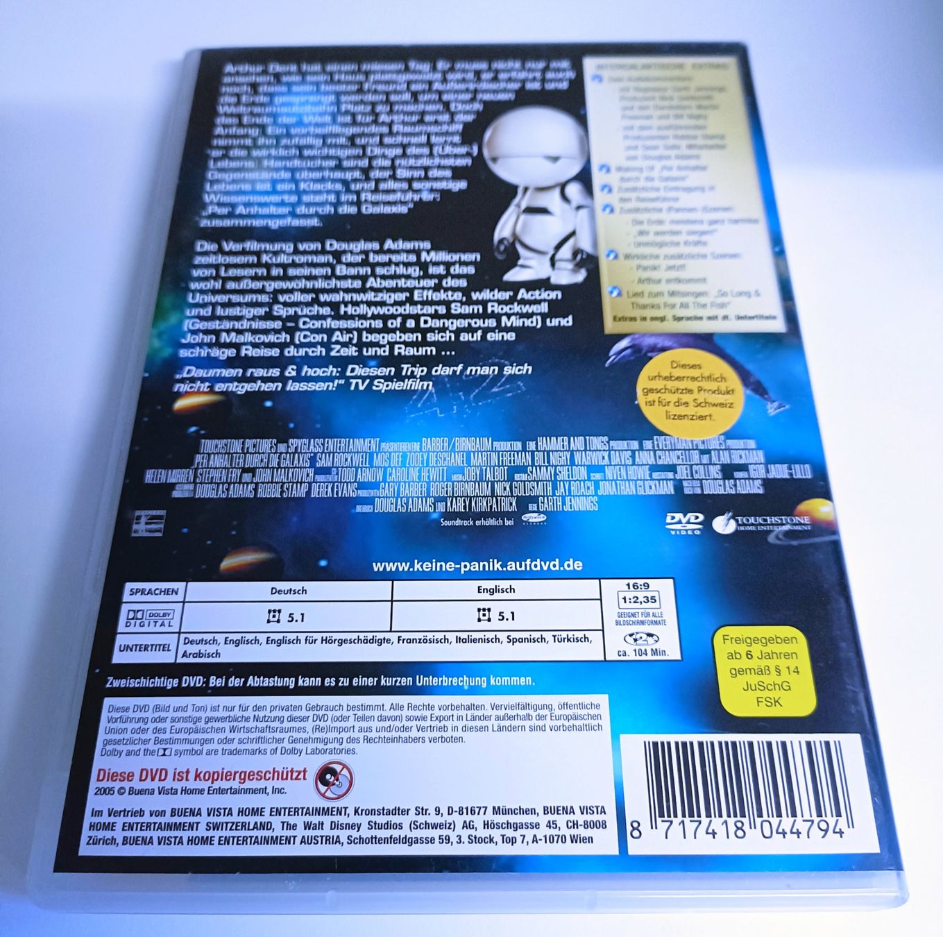 Tutti i DVDs: Anhalter durch die Galaxis – Usato da Köniz venduto da Movieportal007 1