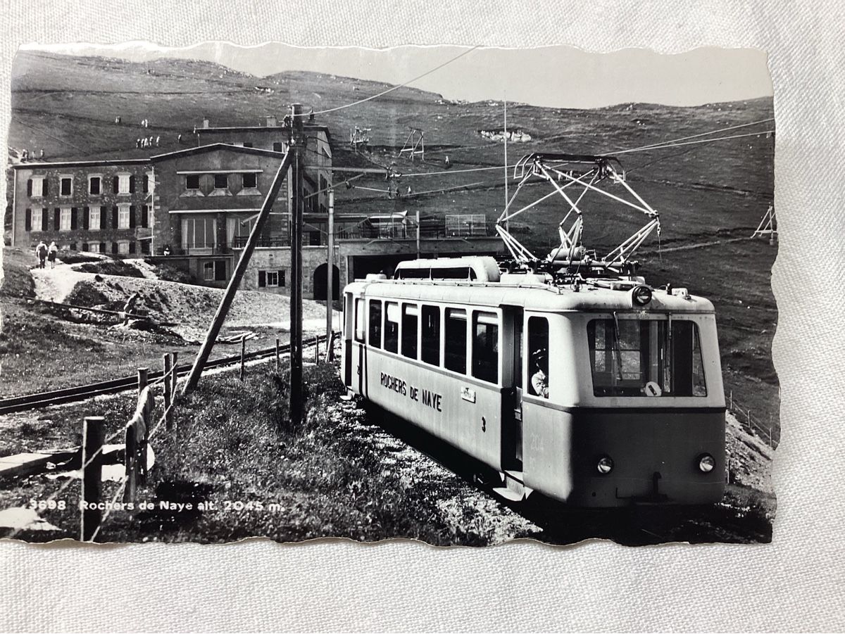 Cartoline postali: Rochers de Naye train – Usato da Luc (Ayent) venduto da Rebouille