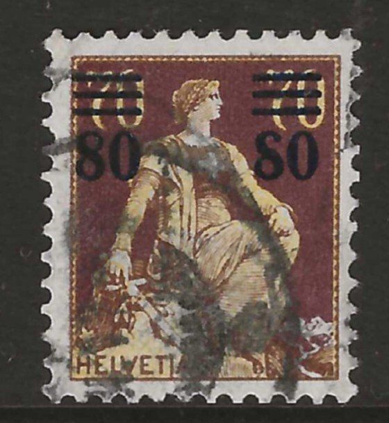 Tutti i francobolli: 1915 : Nr. 135.PF " offene 8 " : KP 650.-- – Usato da Gümligen venduto da Geniusbuy