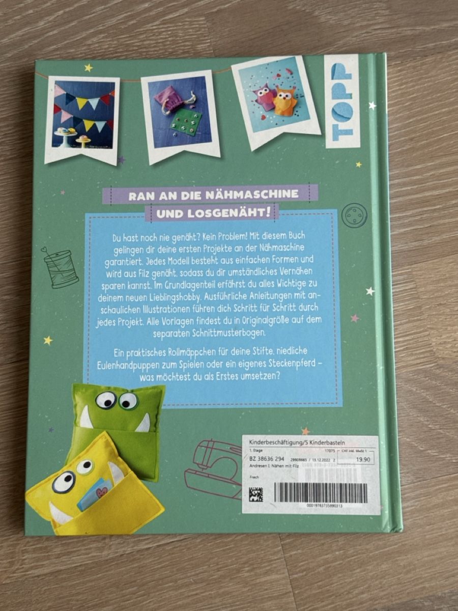 Libri: Nähbuch "Nähen mit Filz" – Nuovo (secondo la descrizione) da Birmensdorf ZH venduto da Orion999 3