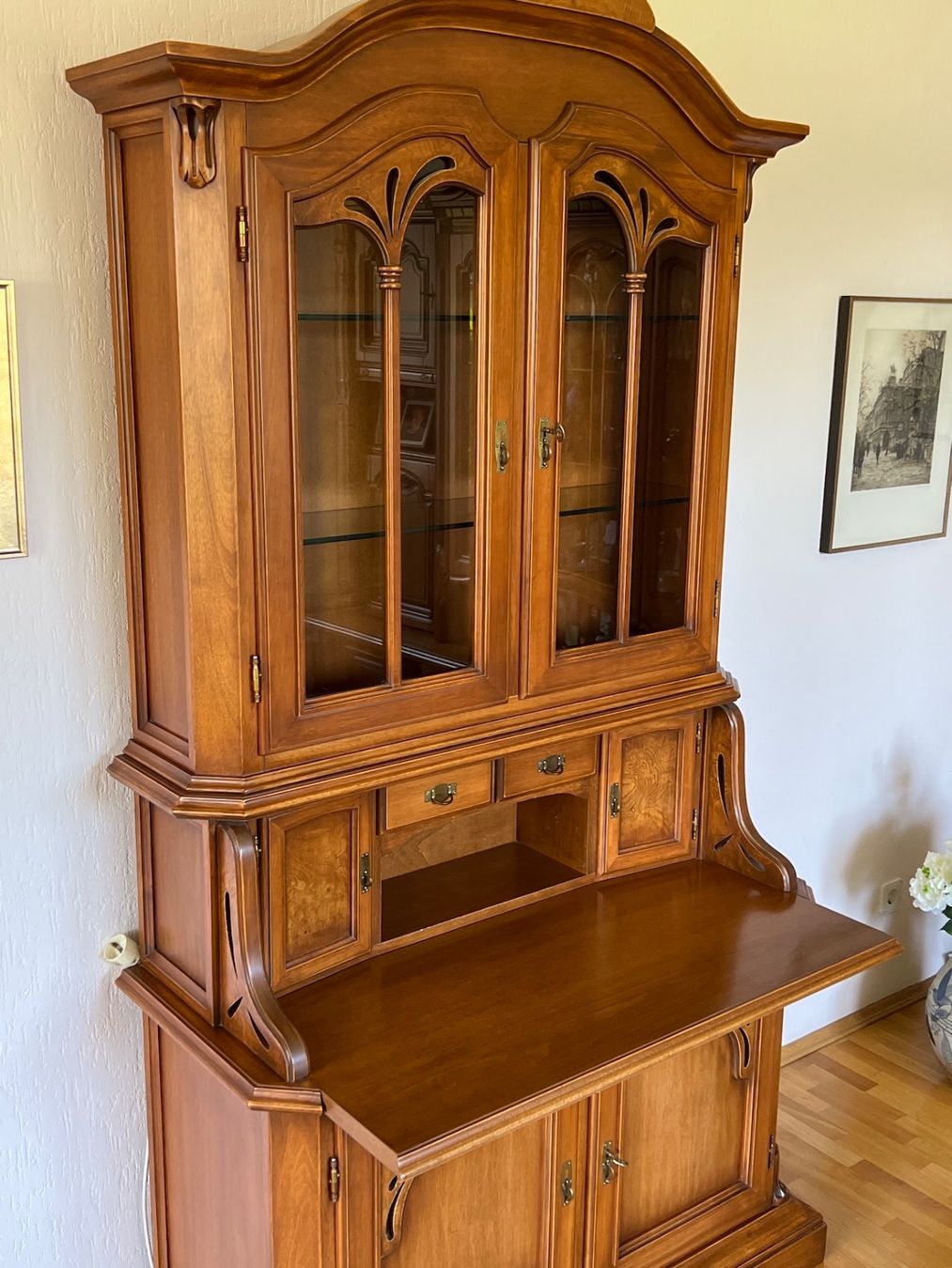 Vitrinen: Biedermeier Stilmöbel Sekretär Vitrine SELVA  + Versand – Gebraucht aus Gemünden von GEUENWALD 8