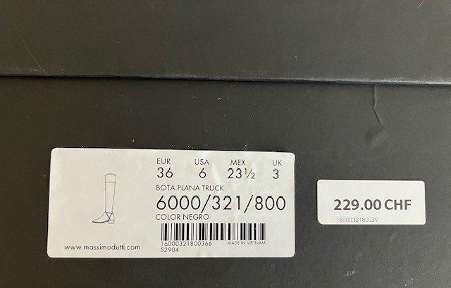 Massimo Dutti Scarpe da donna: Bottes Massimo Dutti T 36 cuir noir – Nuovo (secondo la descrizione) da Marin-Epagnier venduto da rchouchouu 3