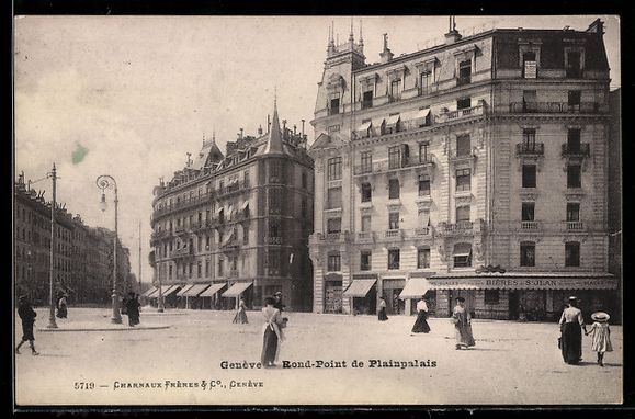 Cartoline postali: AK Genève, Rond-Point de Plainpalais – Usato da Berlin venduto da bartko-reher