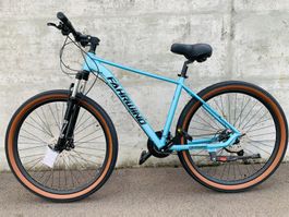 29 Zoll Mountainbike 27-Gang Shimano ALIVIO MATT-BLAU NEU