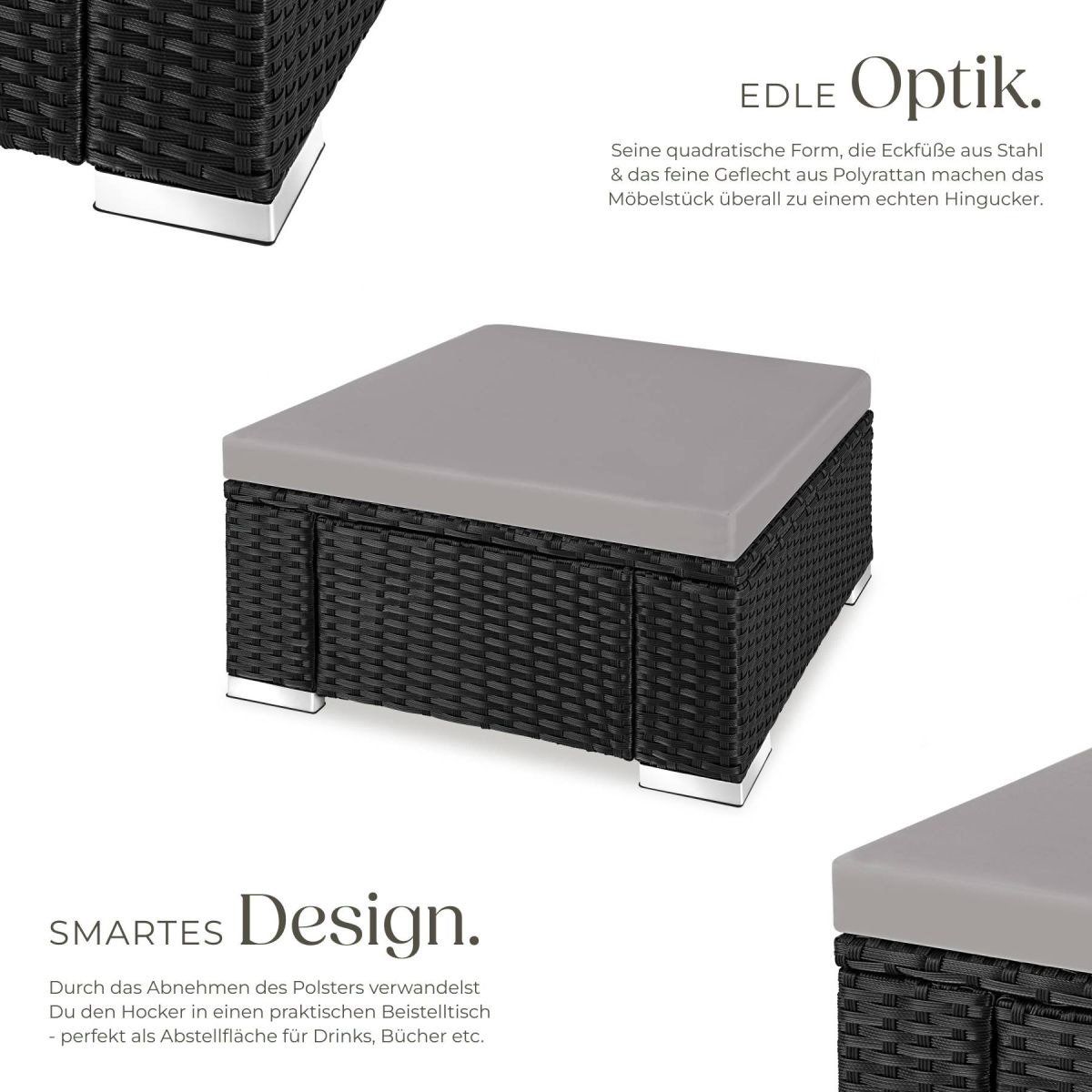 Hocker: Rattan Sitzhocker Gartenhocker Outdoor Loungemöbel VELKORO – Neu und originalverpackt aus Lachen SZ von sw3zzy 2