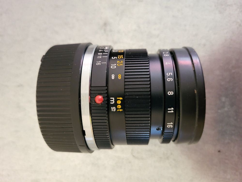 Leica Objectifs: Leica 50 mm Summicron f2.0 mit Sonnenblende + 2 Deckeln – D'occasion à Bern par Granar13 2
