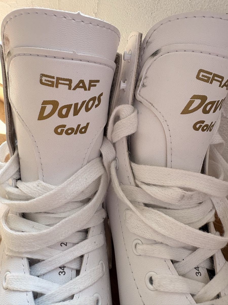 Graf Pattini da ghiaccio: Schlittschuh Graf Davos – Usato da Davos Dorf venduto da abc3000 1