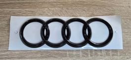 4 Ringe 175mm Audi Schwarz Glanz