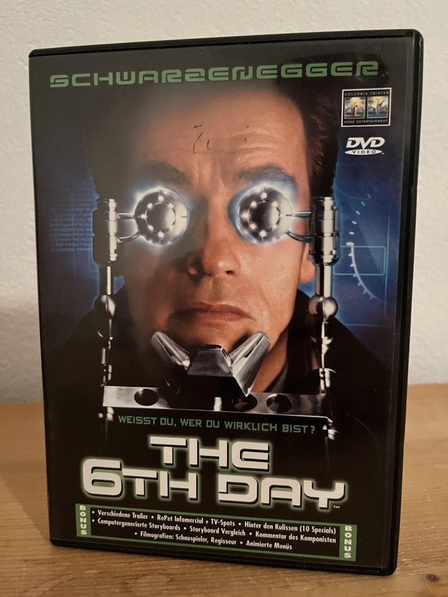 Tutti i DVDs: The 6th Day - Arnold Schwarzenegger DVD - Science-Fiction – Usato da Bassersdorf venduto da McRob00
