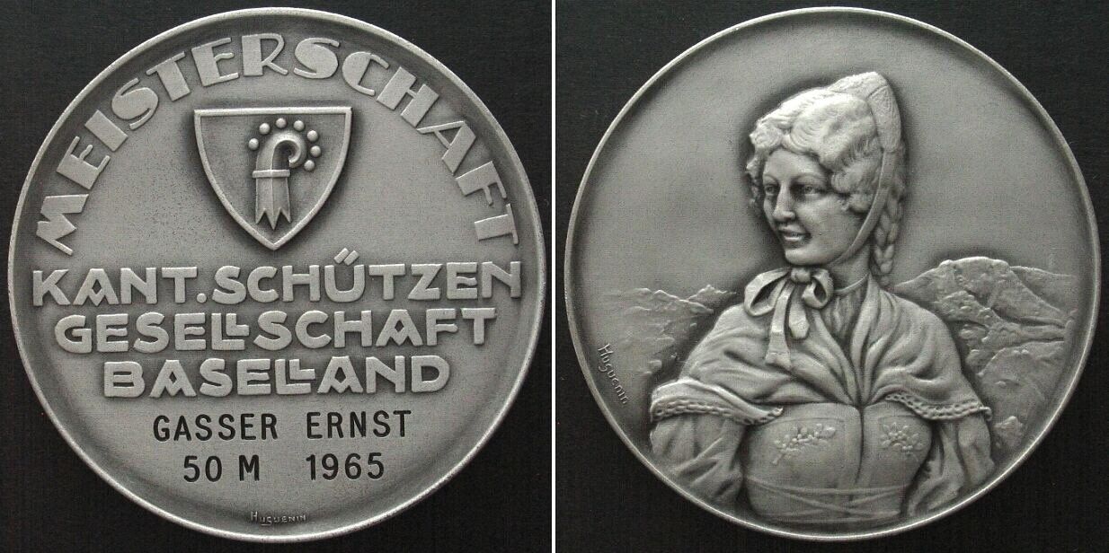 Médailles: LIESTAL - KANT. SCHÜTZENGESELLSCHAFT BASELLAND MEISTERSCHAFT – D'occasion à Riehen par sesambestcoins2004