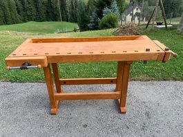 Hobelbank Werkbank renoviert