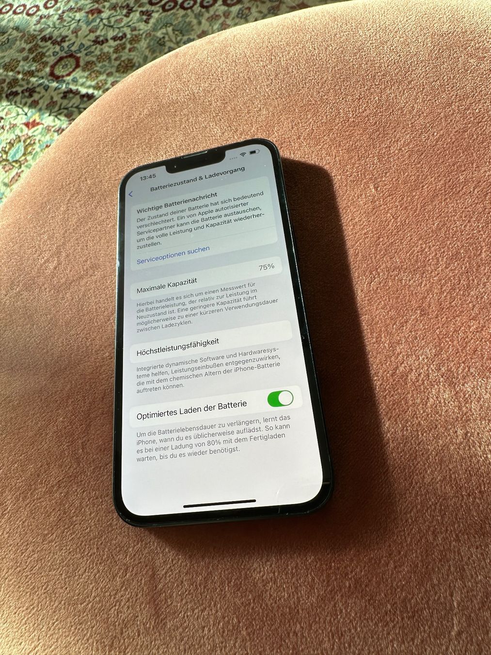 Apple Handys / Smartphones: Iphone 13 256 GB midnight blue – Gebraucht aus Luzern von ariazalea 9