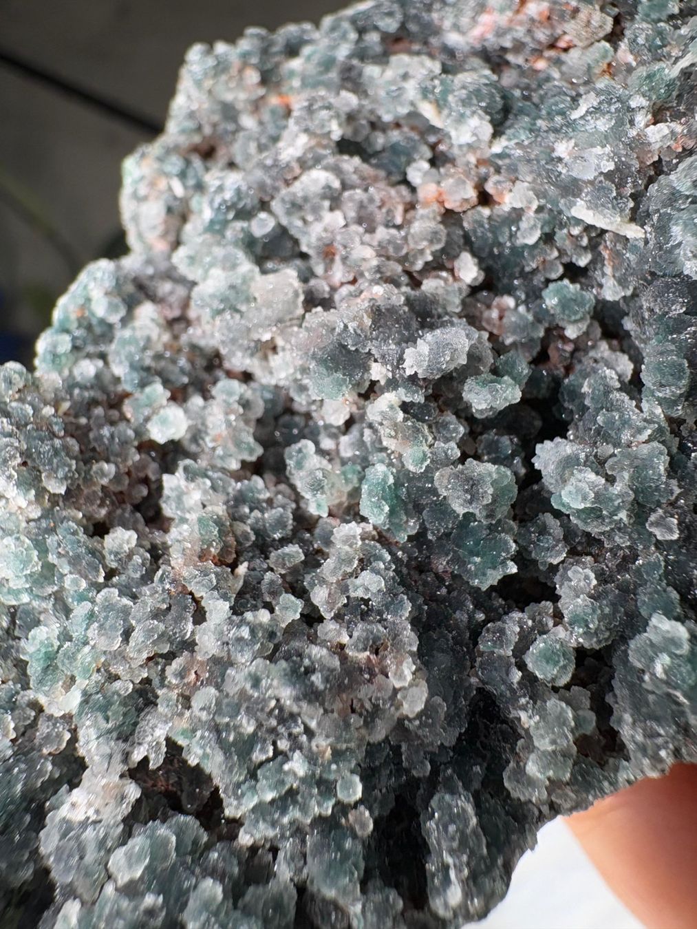Minerali & Pietre curative: Grüner Chalcedon-Stalaktit – Nuovo (secondo la descrizione) da Neuheim venduto da m.hald 3