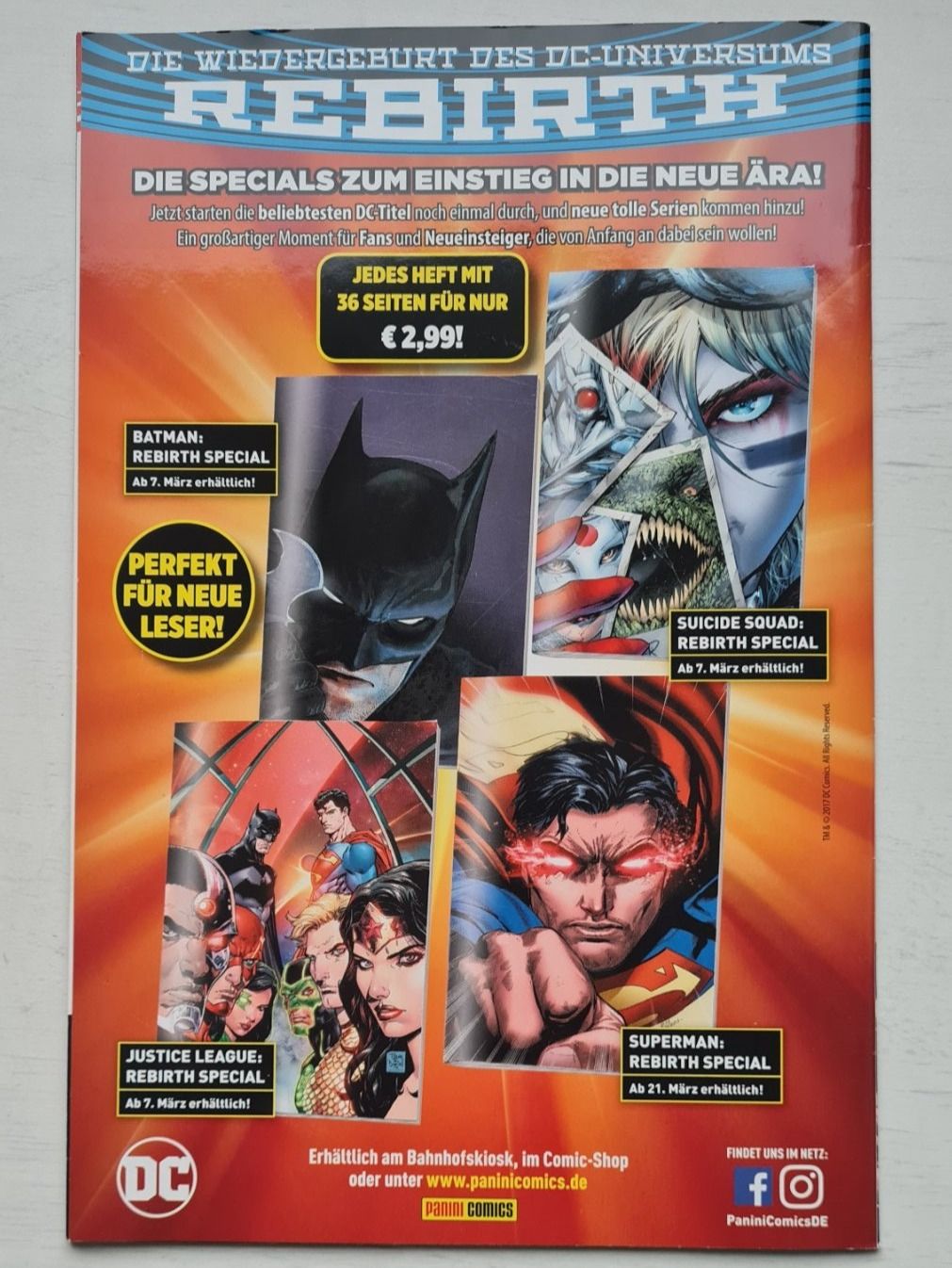 Fumetti: DC - Justice Leage   REBIRTH Special – Usato da Niederweningen venduto da Obson 7