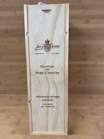 Grosse Weinkiste aus Holz mit Schiebedeckel