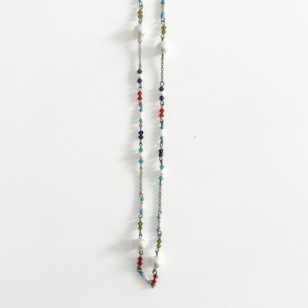 Altri gioielli: Lots de 2 colliers multicolores – Usato da Vevey venduto da secondlifevevey 2