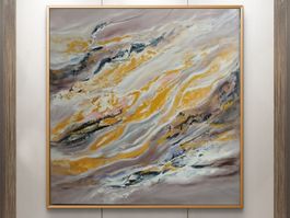 Originalgemälde in Gold, Leinwand 100 cm, Unikat!!!