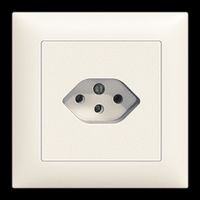 UP-Steckdose,T13,10A,weiss EDIZIOdue,88x88mm