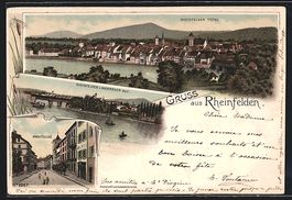 Litho Rheinfelden, Blick in die Marktgas