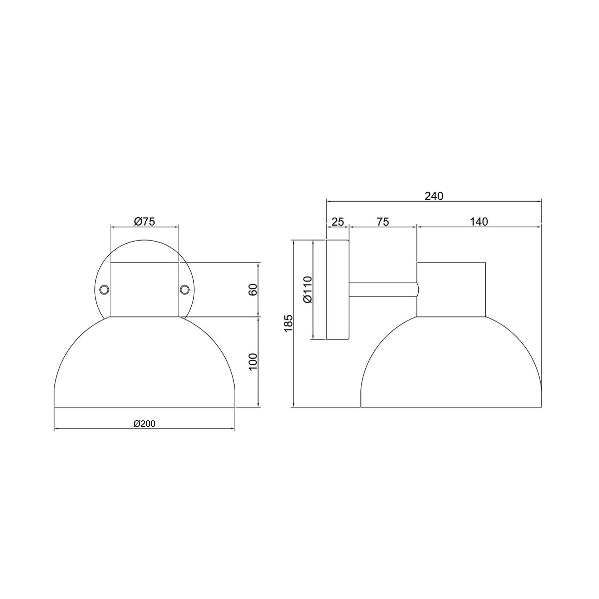 Lampade: Aussen Wandleuchte, Apricot, 19 cm Höhe – Nuovo (secondo la descrizione) da Kreuzlingen venduto da Smart-Light 8