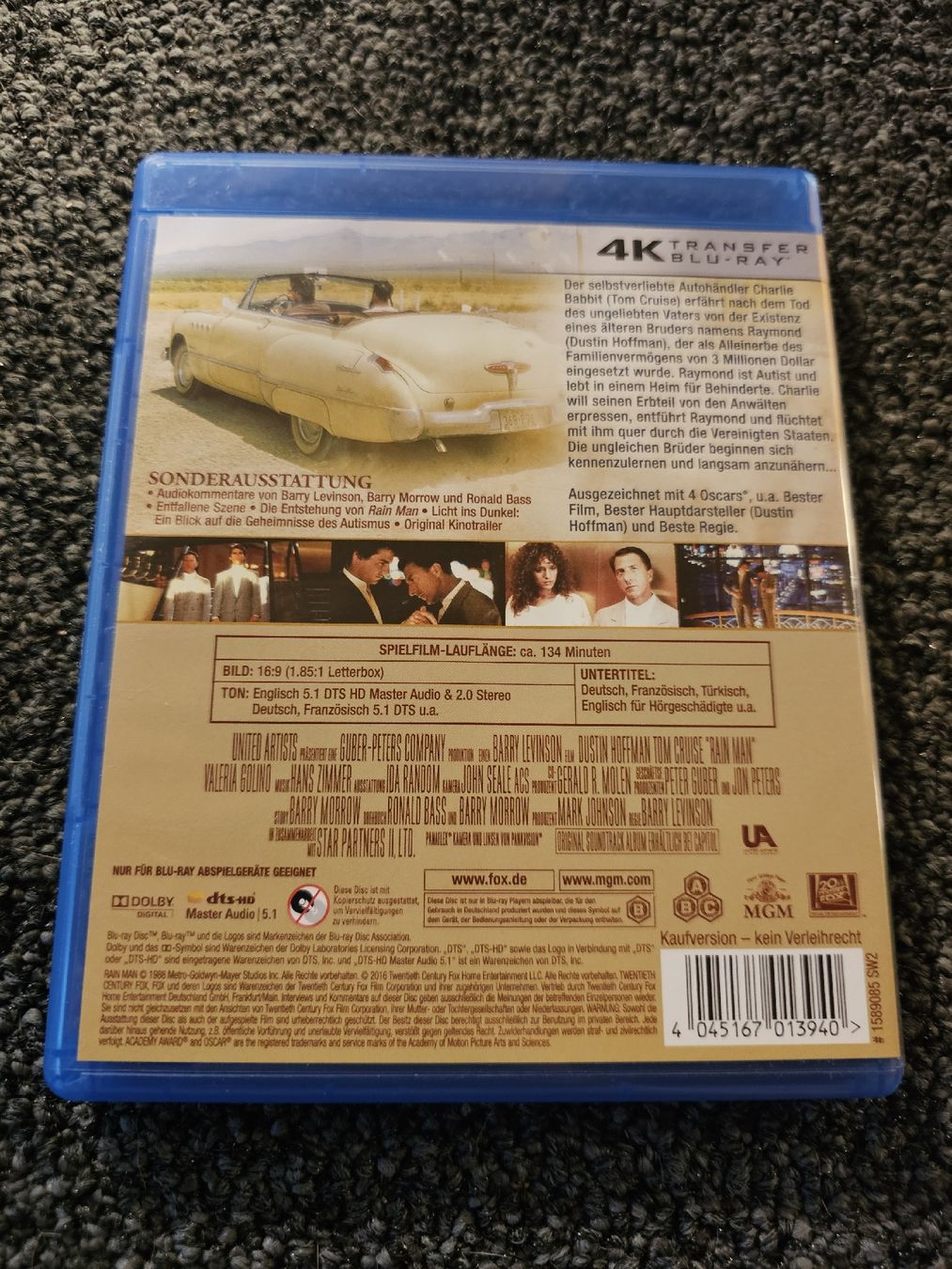 Tous les DVDs: Rain Man Blu-ray – D'occasion à Ruswil par jan_bxl5 1