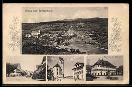 AK Eschenbach, Gasthaus z. Sternen, Kirche